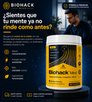 Biohack Mind® Trabaja mejor, estudia mejor y termina antes lo importante.